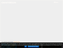 Tablet Screenshot of omniversum.nl